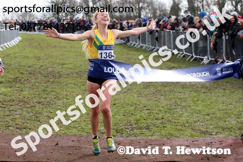 Senior womens 2019 British Athletics Inter Counties Cross Country, Prestwood Hall, Loughborough. Photo:  David T. Hewitson/Sports for All Pics